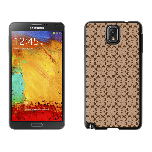 Coach Logo In Signature Camel Samsung Note 3 Cases DRV | Coach Outlet Canada